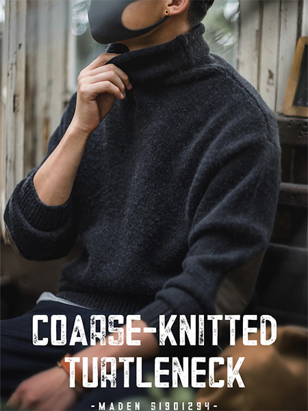 [AMECAJI] Coarse Knitted - 99스트릿