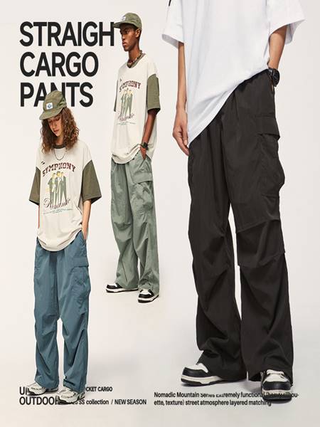 [당일배송]Pomul Wide Band Cargo Pants - 99스트릿