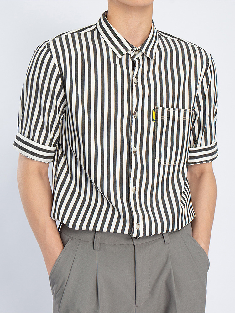 ★[당일배송]Lankai Short Sleeves Shirt - 99스트릿